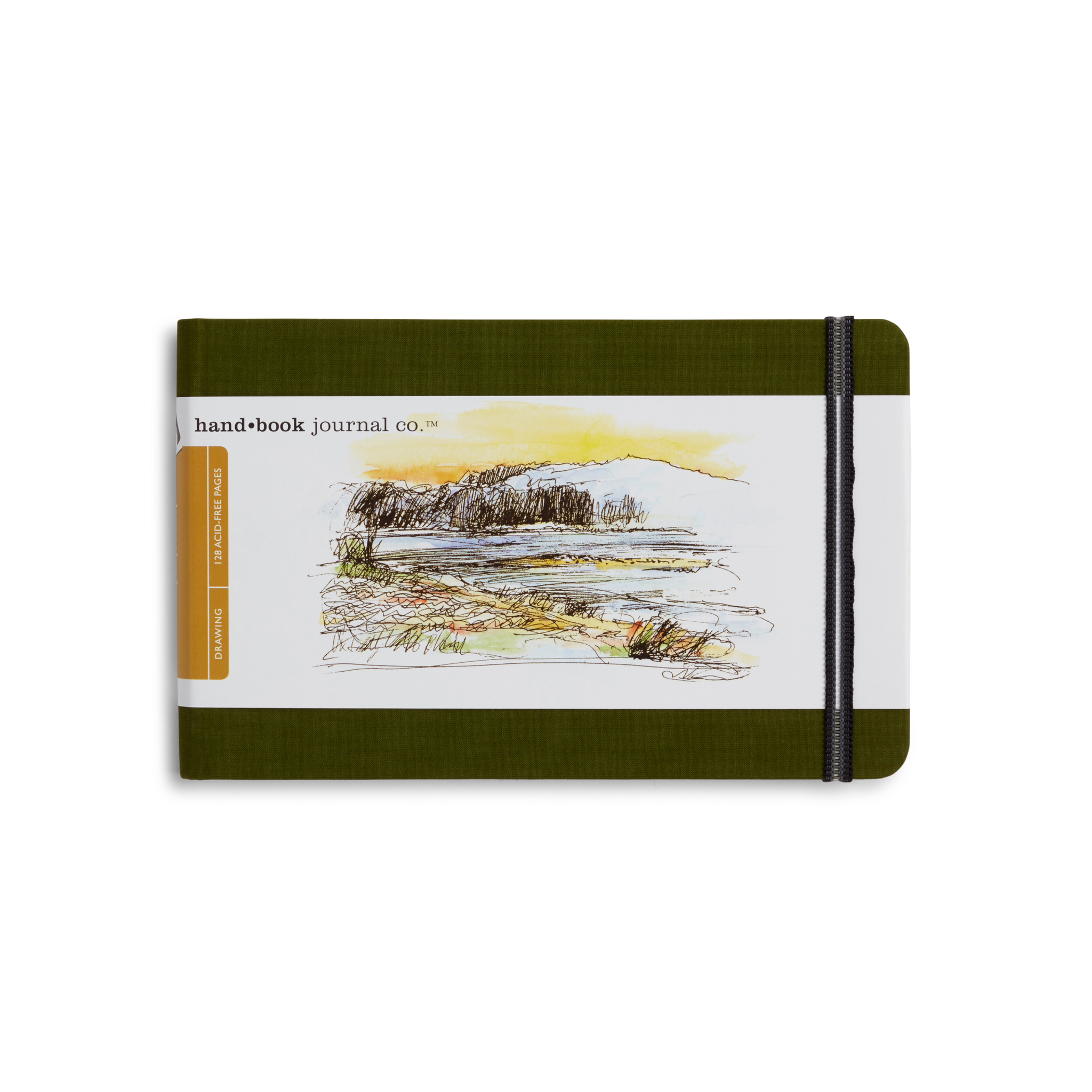 Speedball Travelogue Hand Book Journals (Cadmium Green)