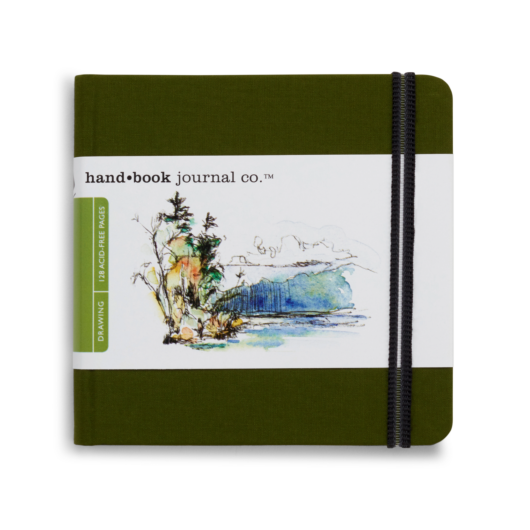 Speedball Travelogue Hand Book Journals (Cadmium Green)