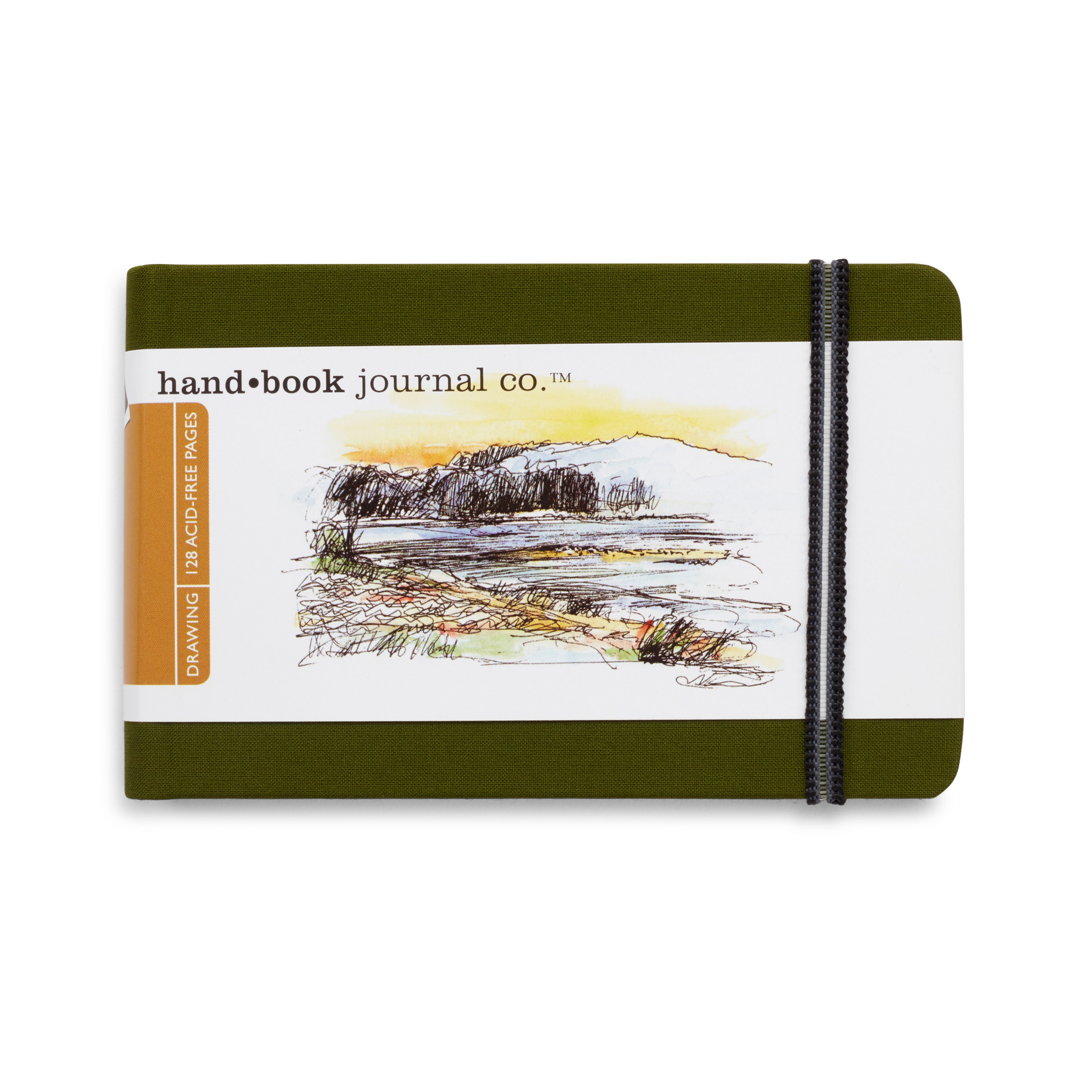 Speedball Travelogue Hand Book Journals (Cadmium Green)