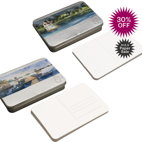 Hahnemühle Postcard Tin of W/C Cards 230gsm (Paper Sale)