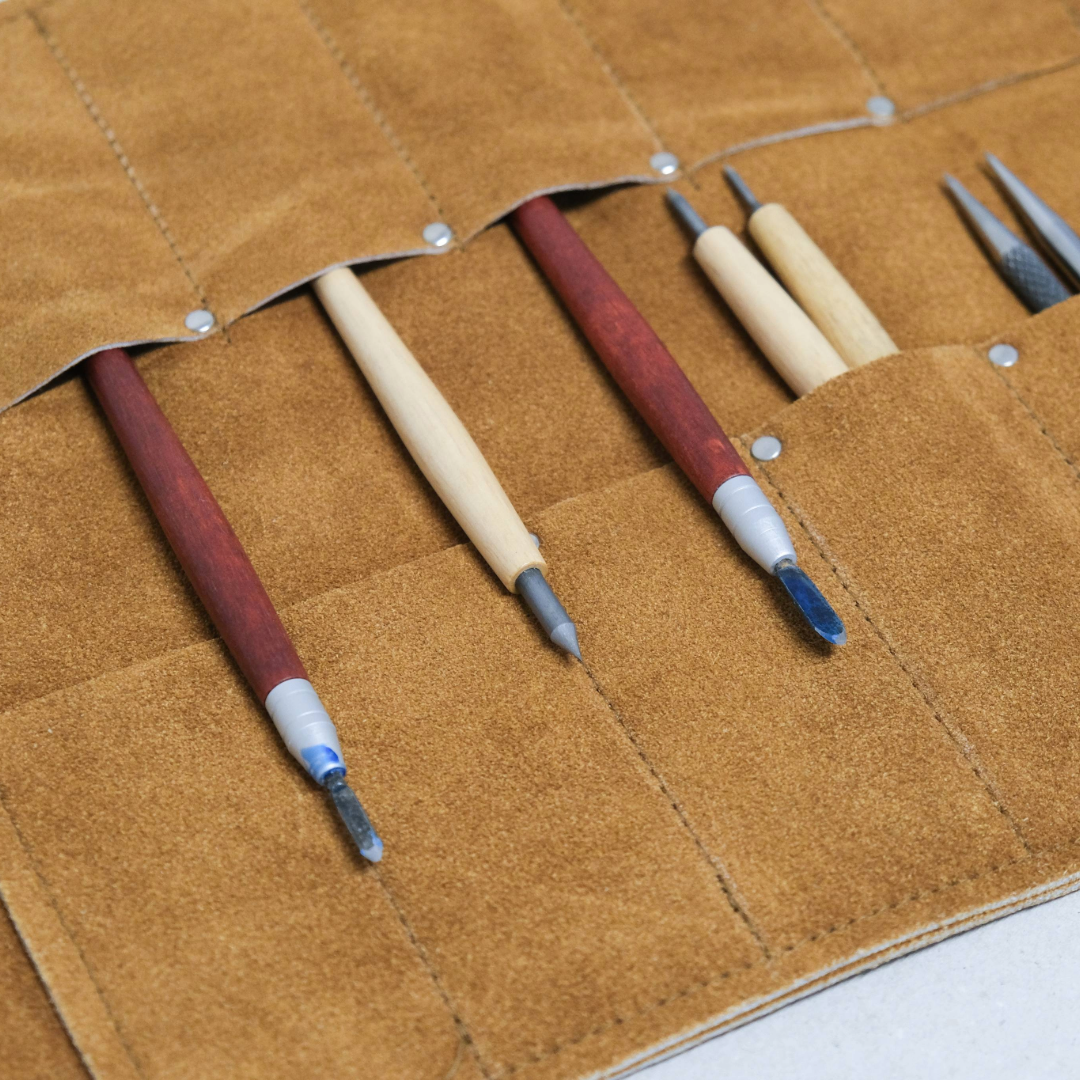 Leather Tool Roll (10 Pocket)