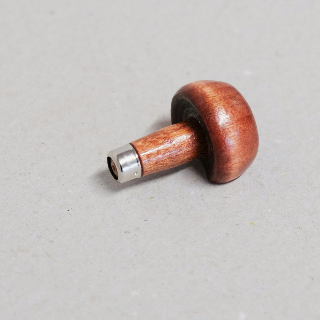 A spare maple wood handle from E C Lyons on a grey background