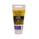 Speedball printing ink tube with yellow and black packaging and blue colour label on a white background.