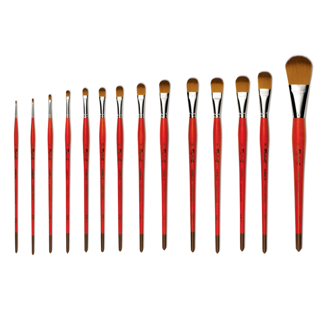 Raphael 8792 Kaerell S Acrylic Long Handle: Filbert Brush