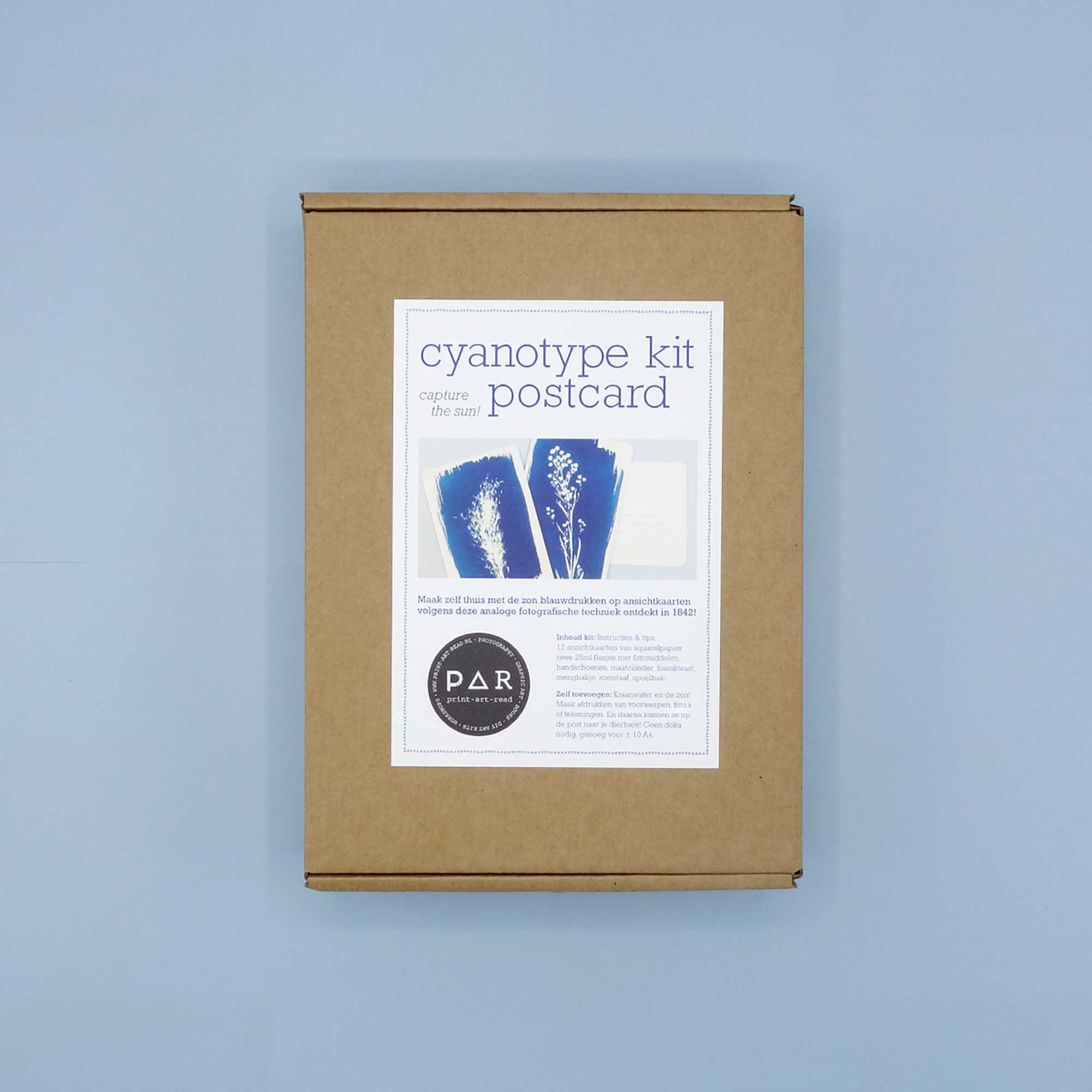 Cyanotype Postcard Kit Box 