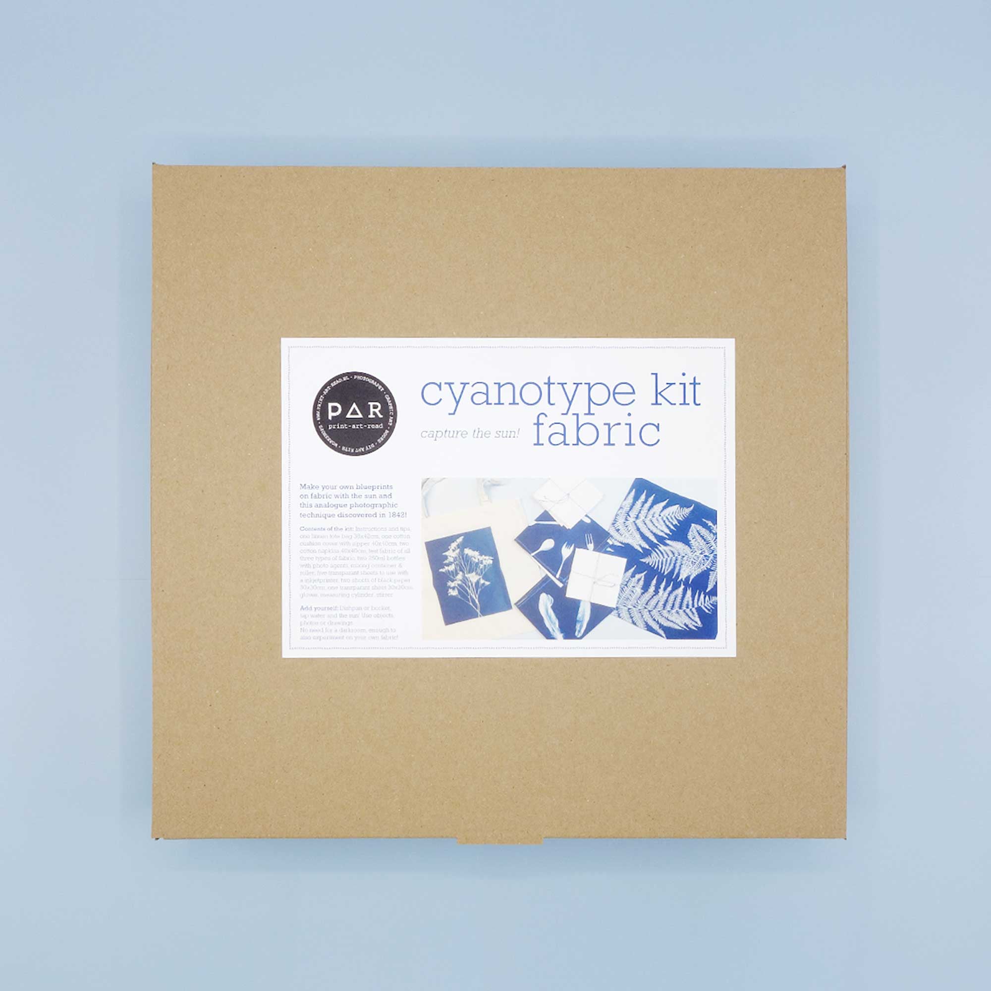Cyanotype Fabric Kit Box