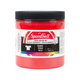 Small tub of red Speedball fabric screen printing ink on a white background