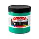 Small tub of green Speedball fabric screen printing ink on a white background