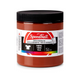 Small tub of brown Speedball fabric screen printing ink on a white background