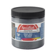 Small tub of silver Speedball fabric screen printing ink on a white background