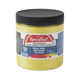 Small tub of yellow Speedball fabric screen printing ink on a white background
