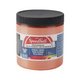 Small tub of light orange Speedball fabric screen printing ink on a white background