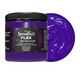 Purple Speedball Flex fabric ink jar with a swatch of purple ink on a white background