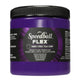 A jar of Speedball Flex Fabric Screen Printing Ink in a bright purple colour on a white background.