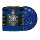 Blue Speedball Flex fabric ink jar with a swatch of blue ink on a white background