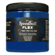 A jar of Speedball Flex Fabric Screen Printing Ink in a deep blue colour on a white background.