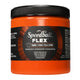 A jar of Speedball Flex Fabric Screen Printing Ink in a bright orange colour on a white background.