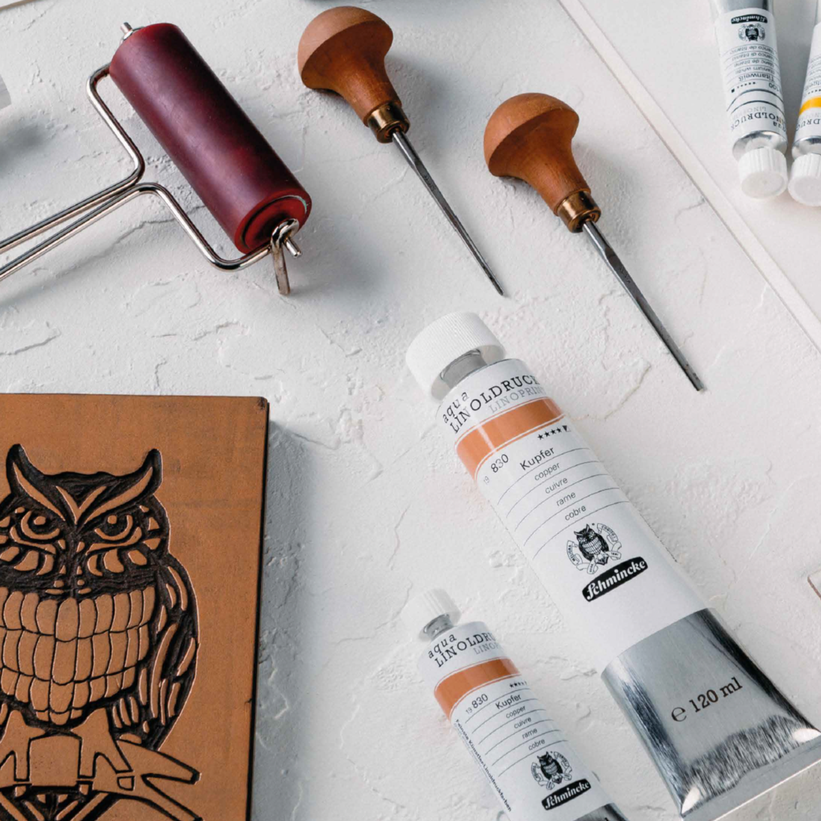 Schmincke Aqua Linoprint