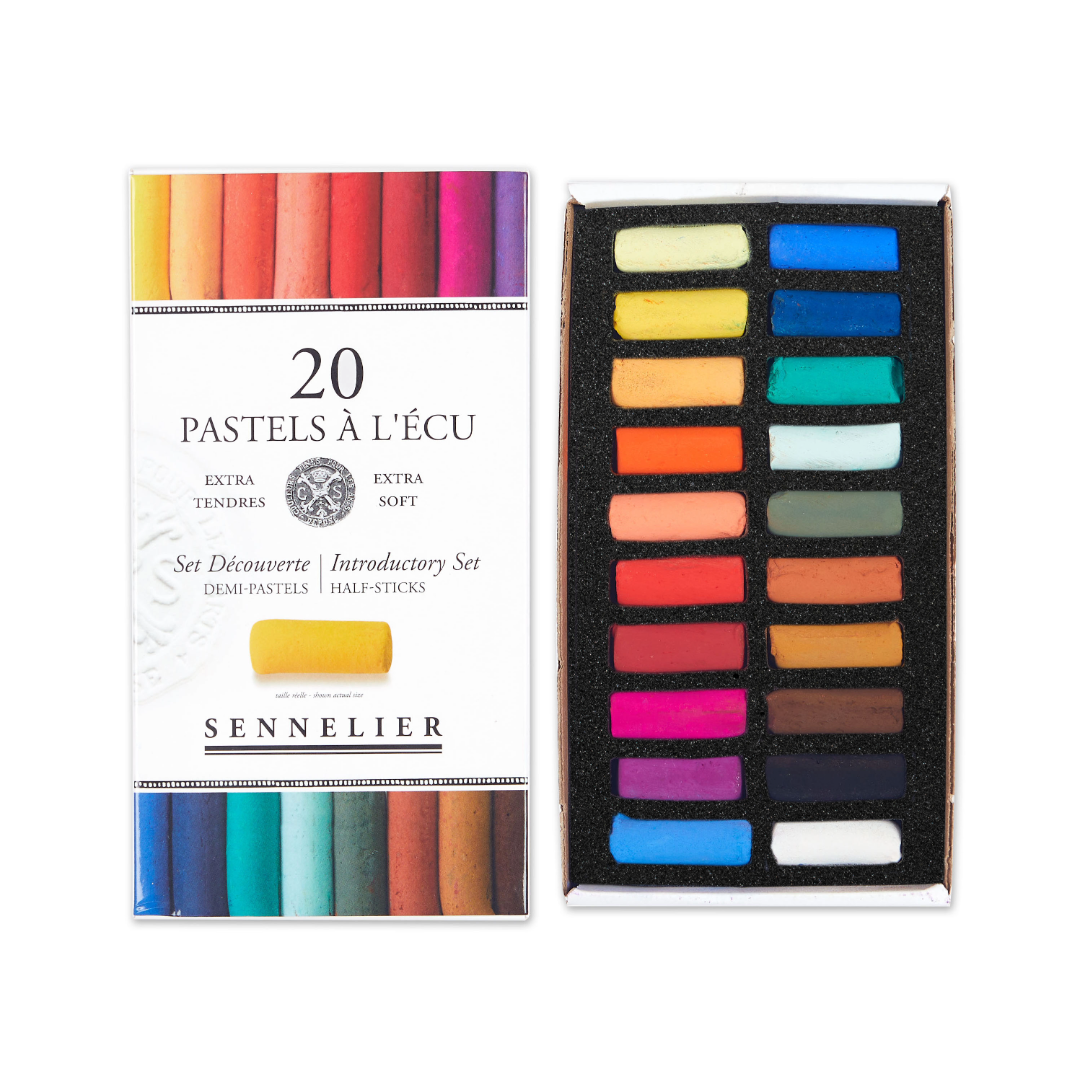Sennelier Extra Soft Half Pastels 'Assorted' Set of 20
