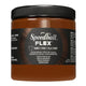 A jar of Speedball Flex Fabric Screen Printing Ink in a brown colour on a white background.