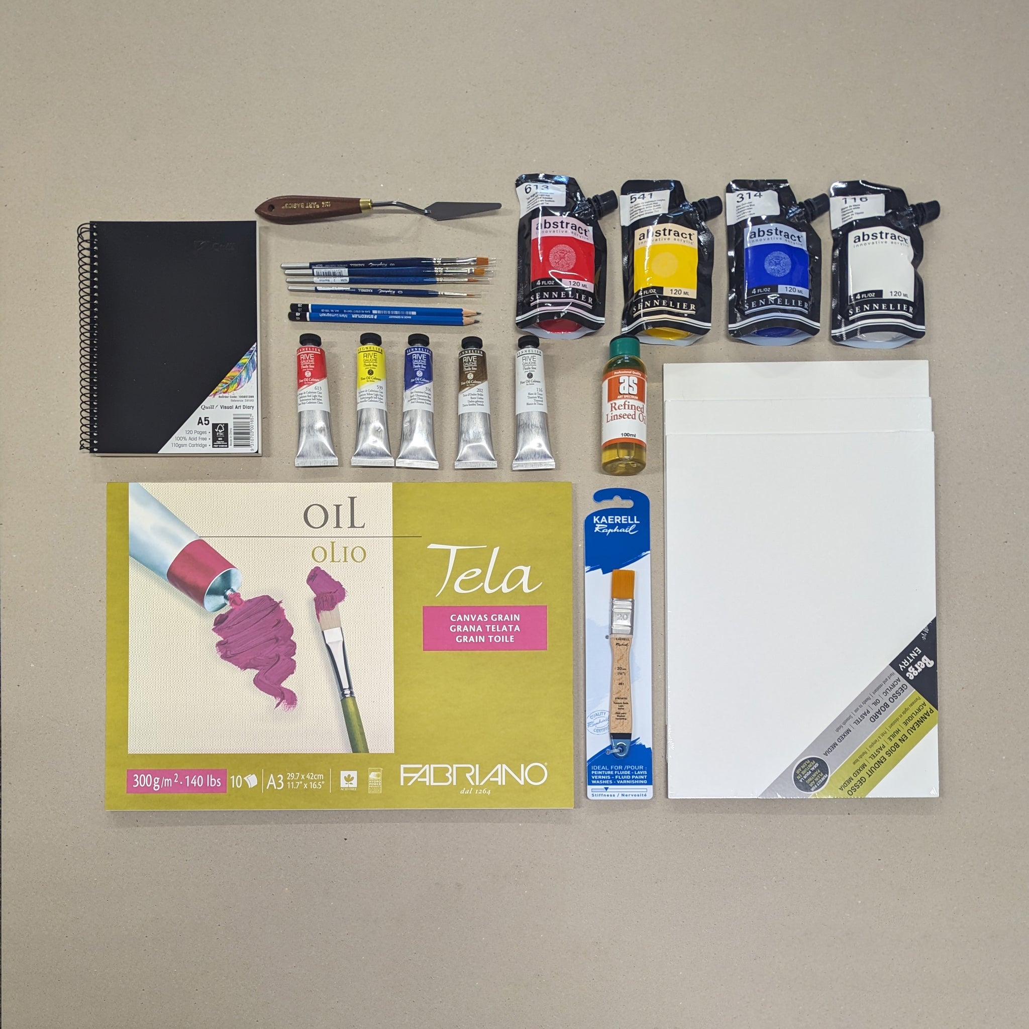 VCA Painting Techniques Materials Kit (FINA20026)