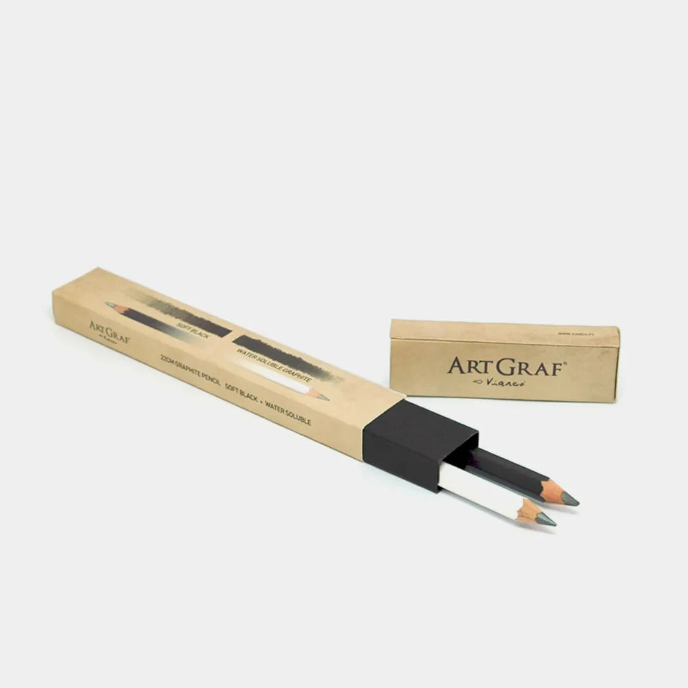 ArtGraf Water Soluble Graphite 2 Pencil Set