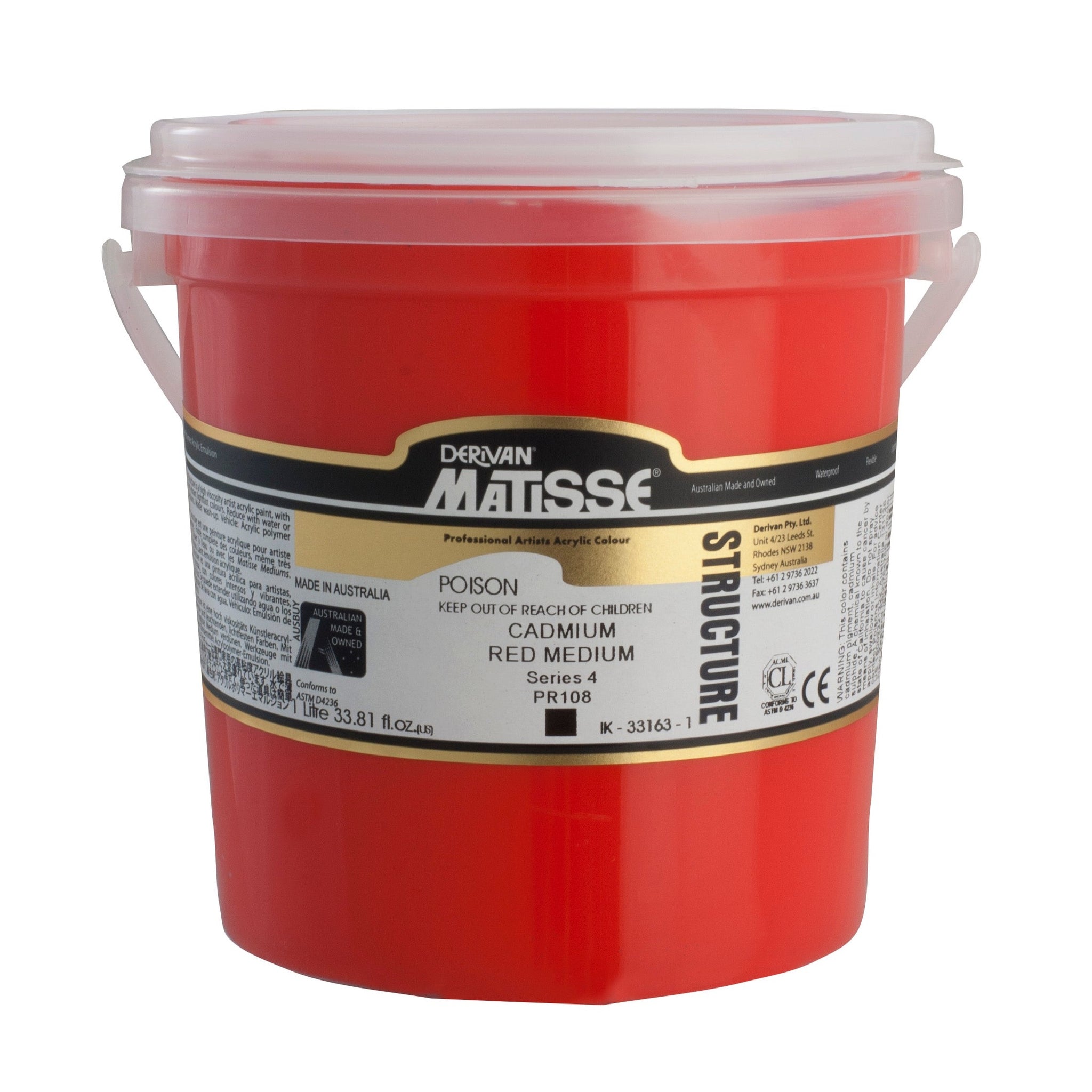 Matisse Structure Acrylic 1LT - Melbourne Etching Supplies