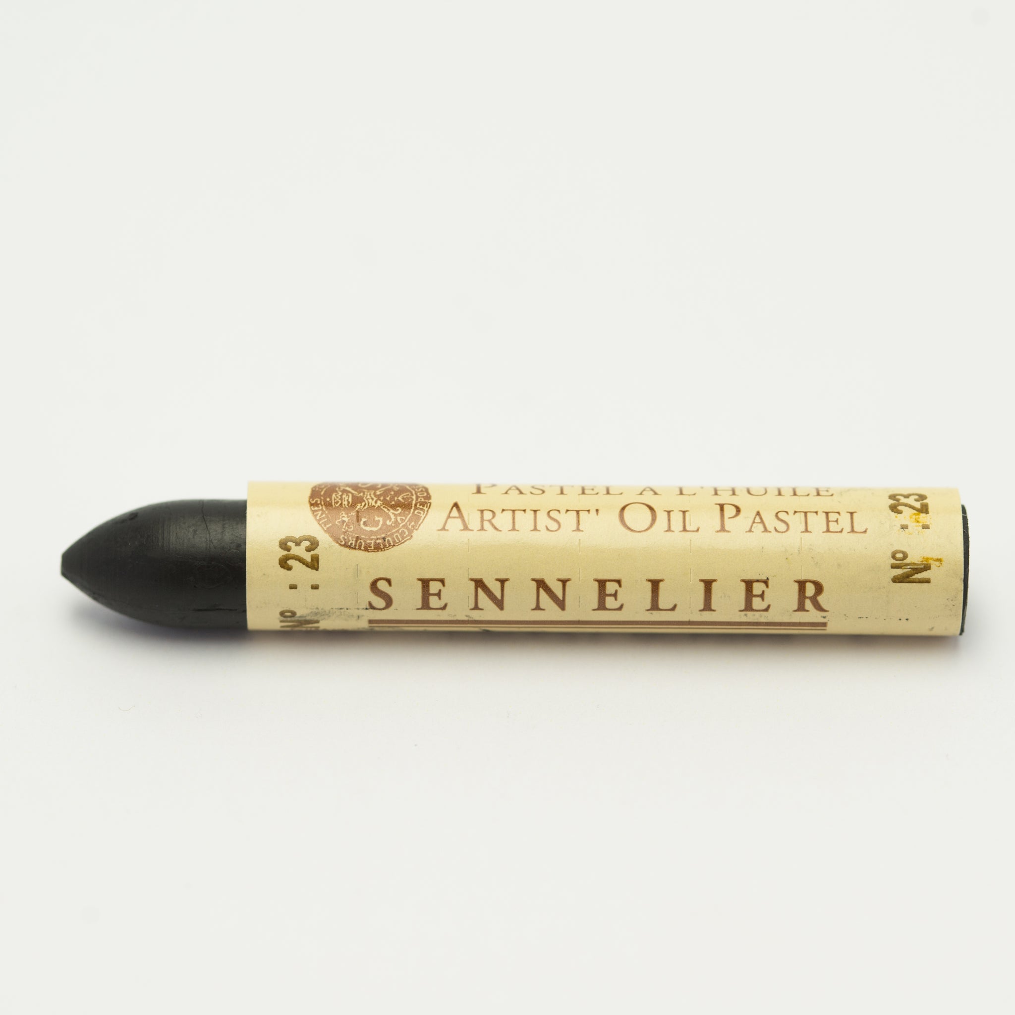 A single Sennelier oil pastel crayon against a white background, displaying the brand name and the words 'Artist Oil Pastel' on the wrapper.