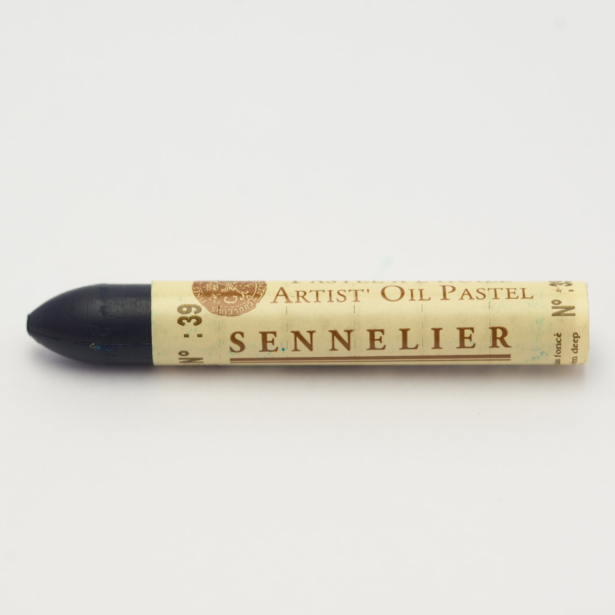 A single Sennelier oil pastel crayon against a white background, displaying the brand name and the words 'Artist Oil Pastel' on the wrapper.