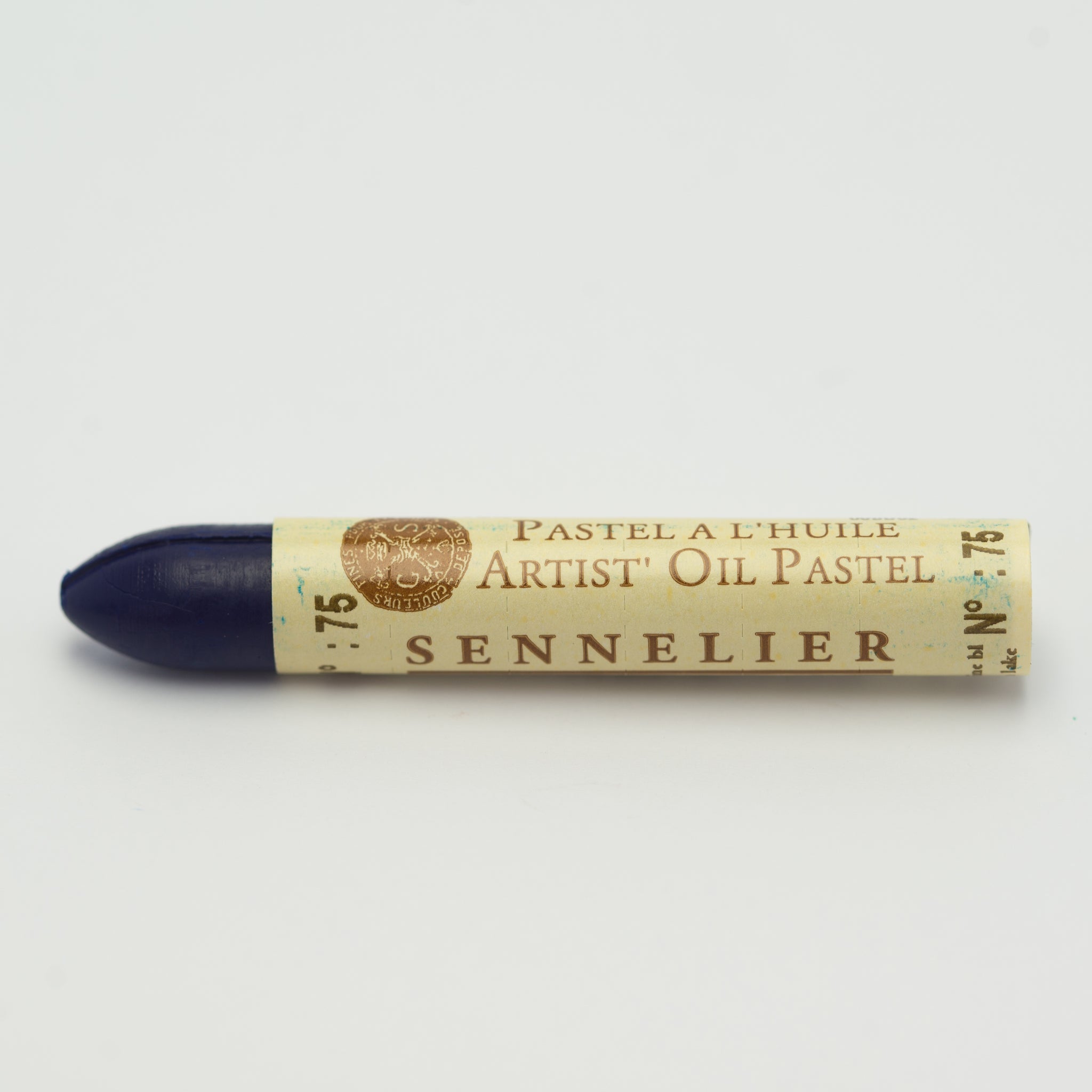 A single Sennelier oil pastel crayon against a white background, displaying the brand name and the words 'Artist Oil Pastel' on the wrapper.