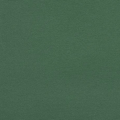 A swatch of solid dark green Chelsea book cloth
