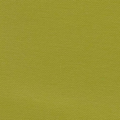 A close-up image of a green buckram book cloth, showing its texture and solid colour.