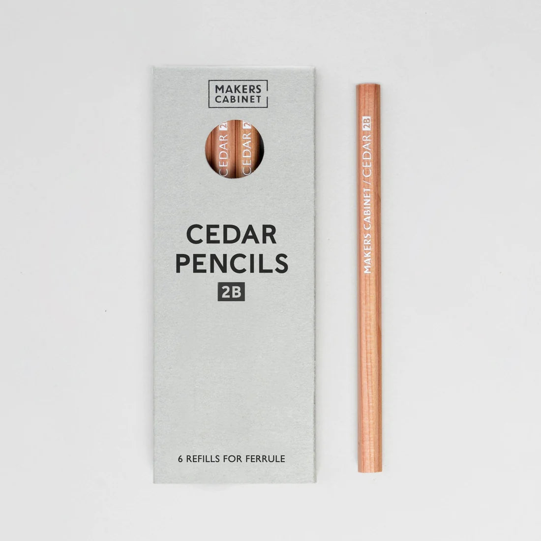 Makers Cabinet Ferrule: Cedar Pencil Refills - Melbourne Etching Supplies