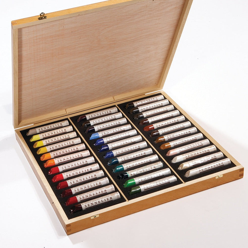 Paint Stick Medium Wooden box  Set of 36 - Melbourne Etching Supplies