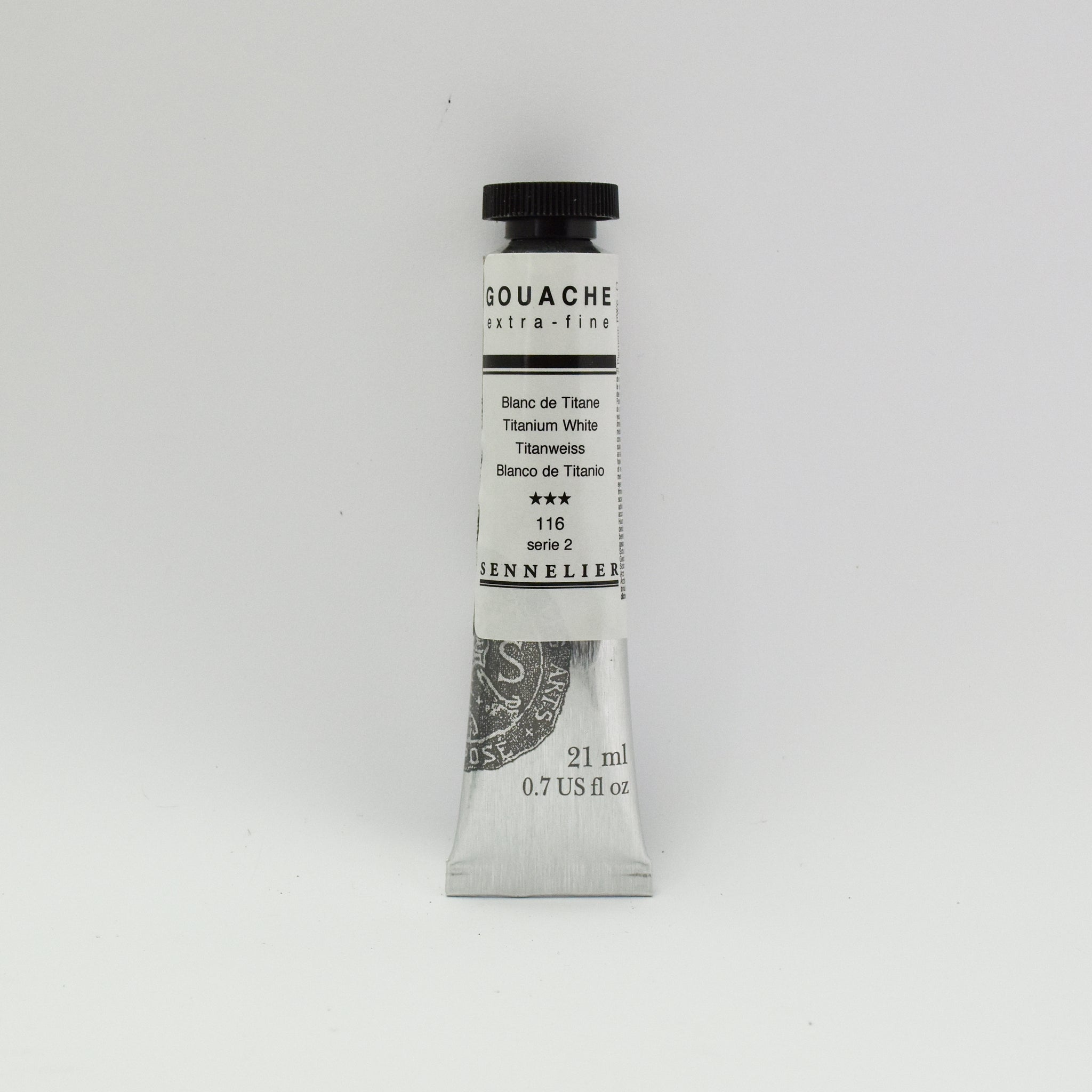 Sennelier Egg Tempera Paint - 34ml Tube, Titanium White, Professional Artist Quality