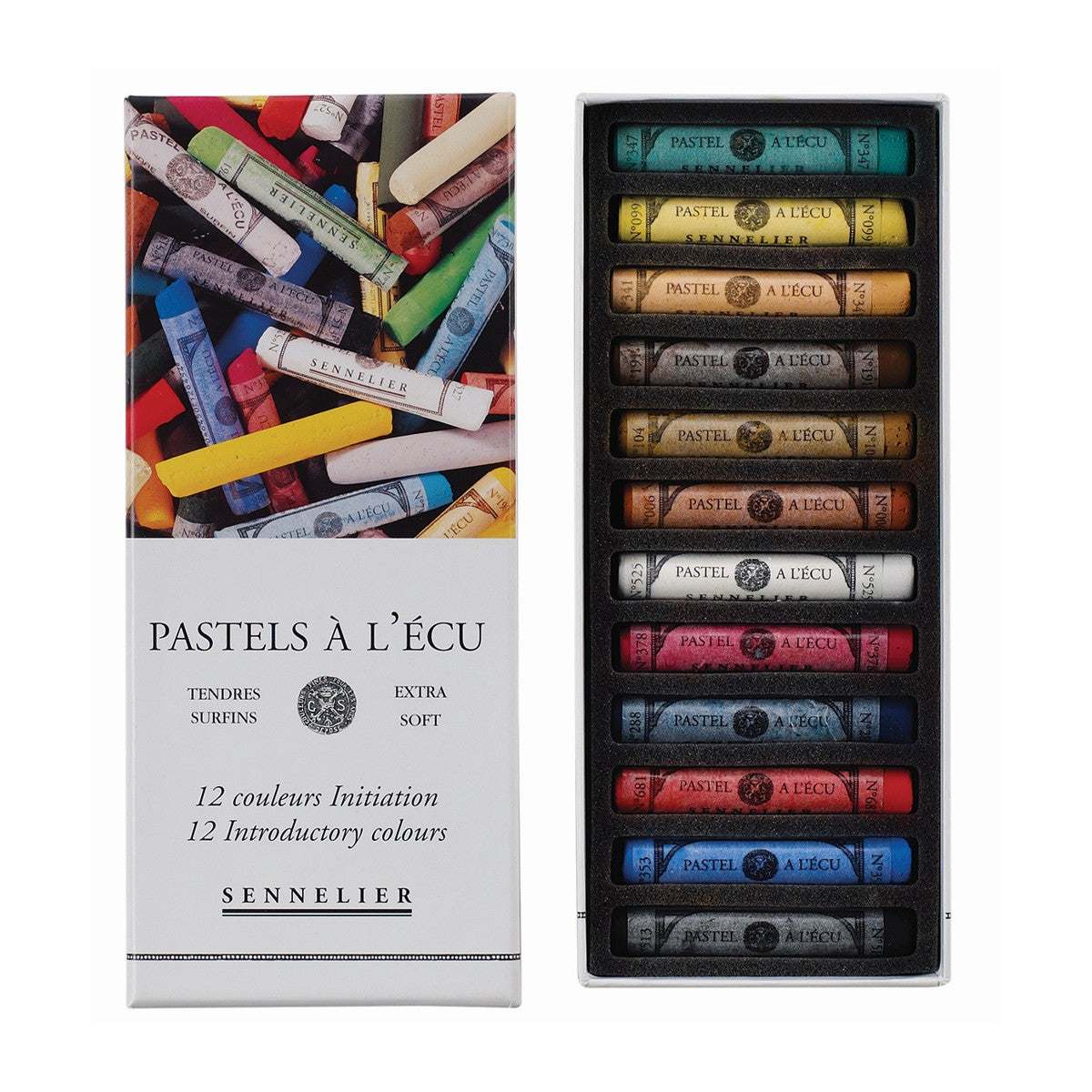Sennelier Extra Soft Pastels 'Assorted' Set of 12 - Melbourne Etching Supplies