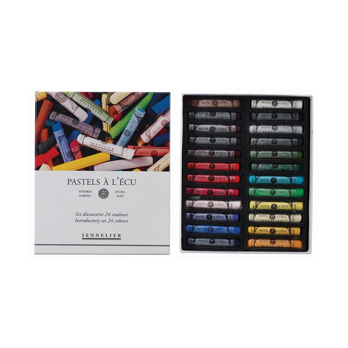 Sennelier Extra Soft Pastels 'Assorted' Set of 24 - Melbourne Etching Supplies
