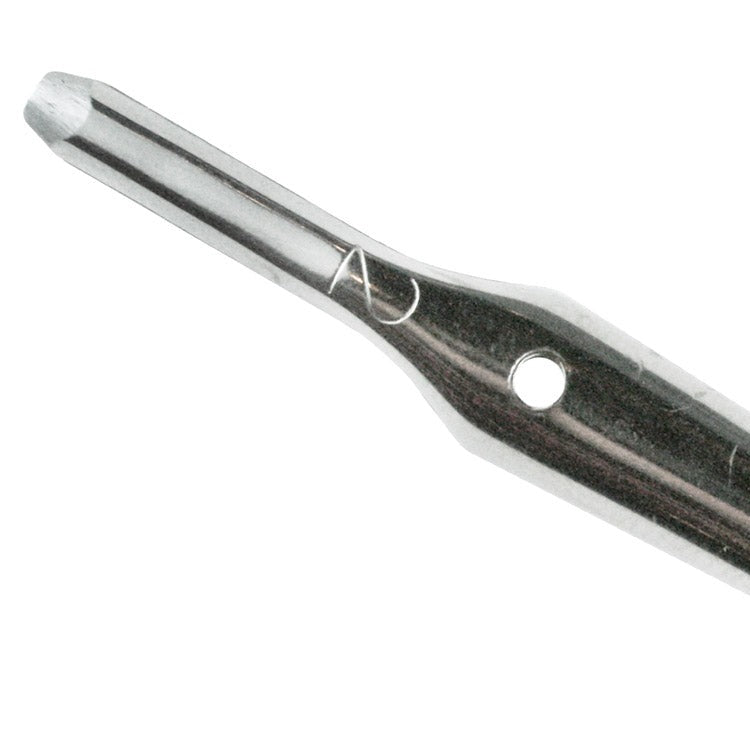 V Shaped Steel cutter on a white background