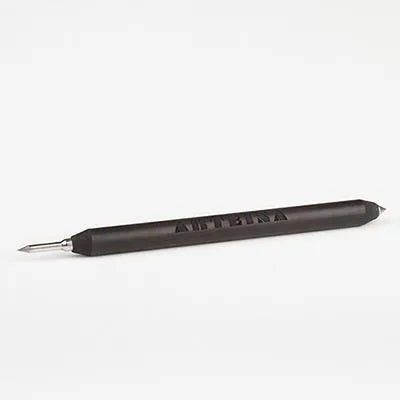 Arteina Dual Ended Steel Drypoint Scribe with Rubber Grip