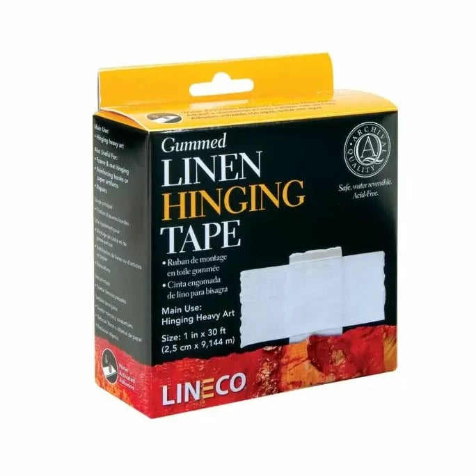 Lineco Linen Hinging Tape Gummed - Melbourne Etching Supplies