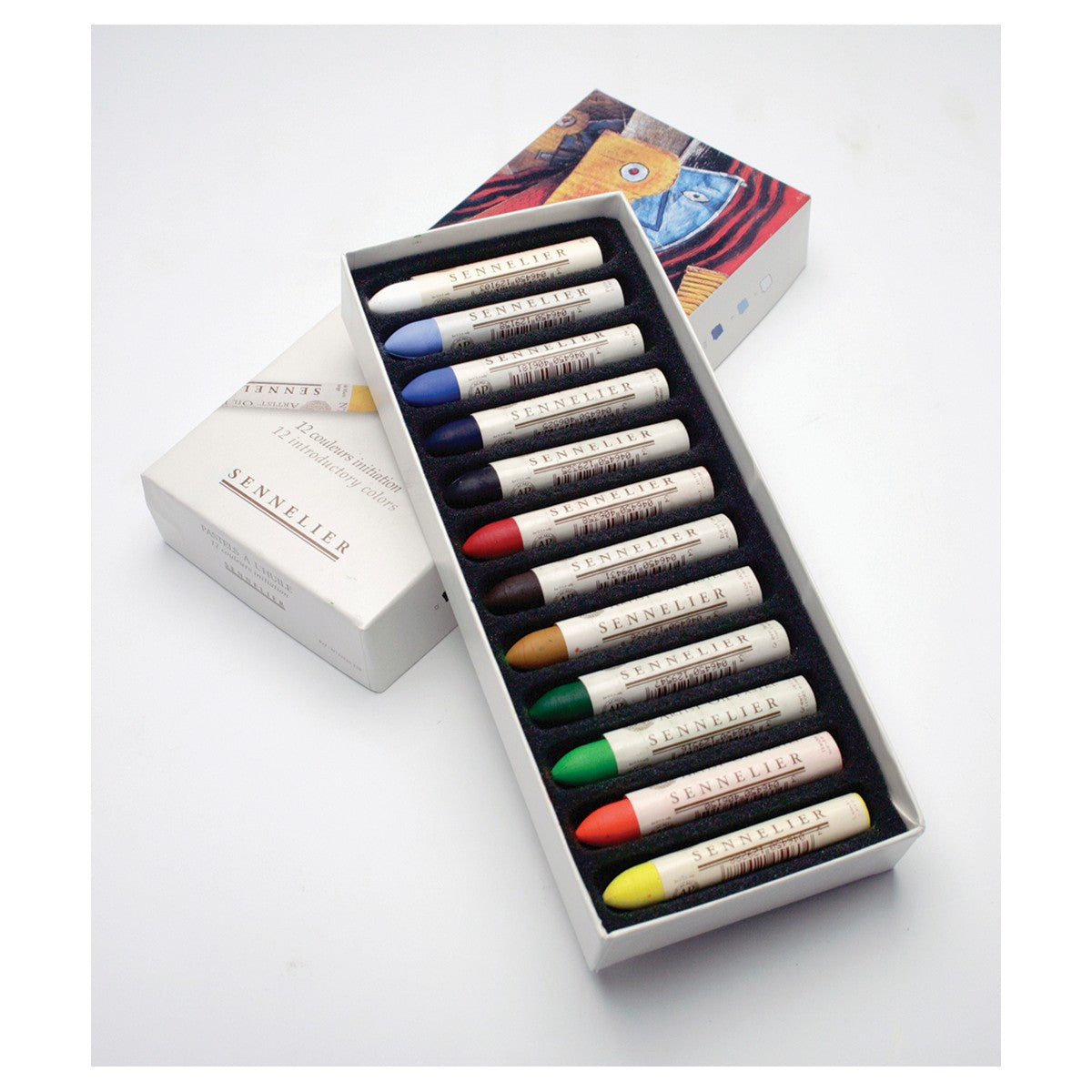 Sennelier Assorted Oil Pastel Set Of 12 - Melbourne Etching Supplies
