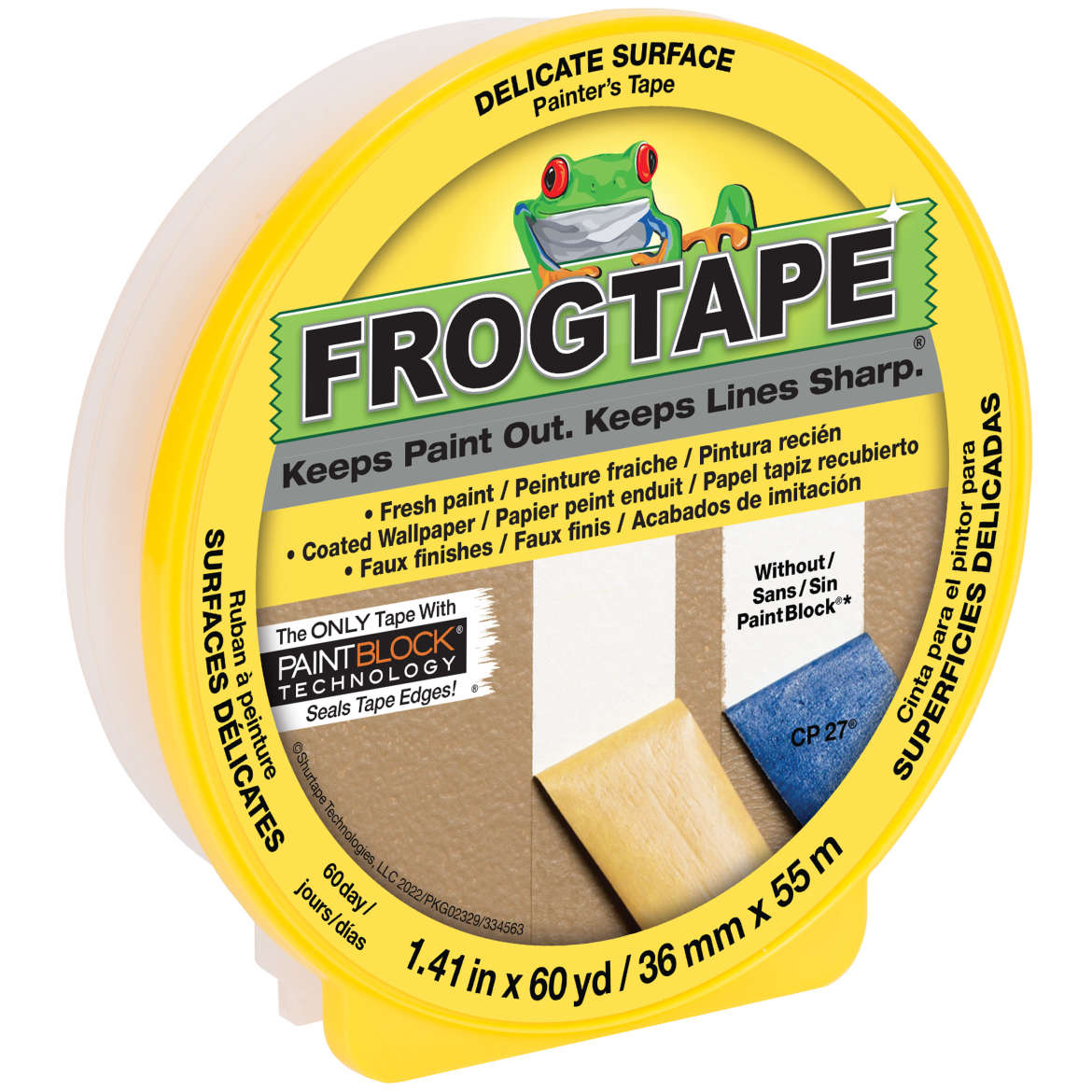 Frog Tape: Delicate Surfaces (Yellow) - Melbourne Etching Supplies